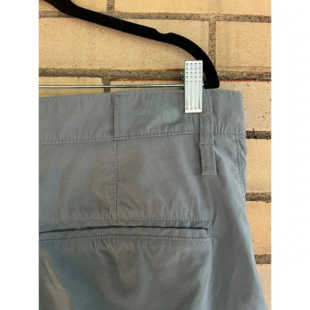 The North Face Mens Nylon Blend Hiking Shorts Size 38 Waist Slate Blue Grey
